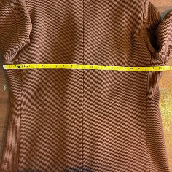 Neiman Marcus Y2k Vintage Women's Long Pea Coat - Picture 9 of 11